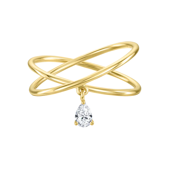 Double Band Diamond Ring