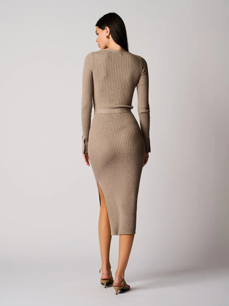 Asher Dress Stone Melange