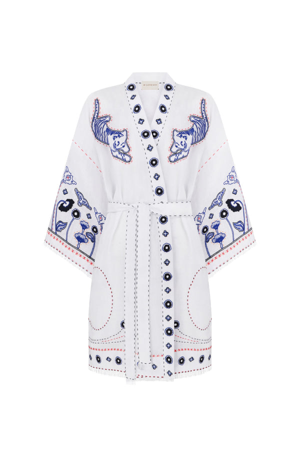 Eames Kimono White