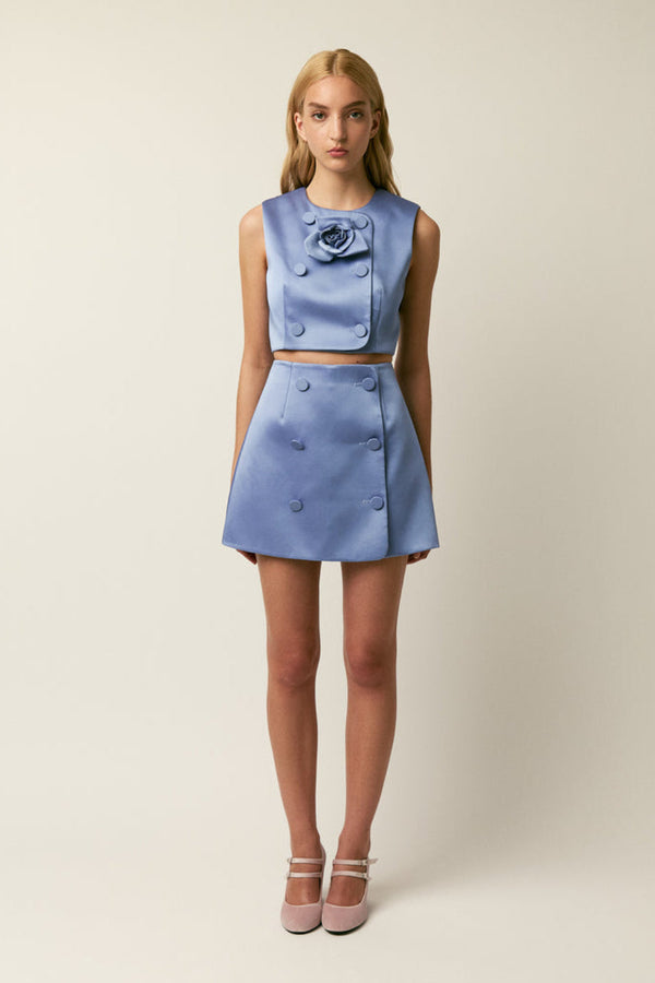 Edie Dutchess Satin Top