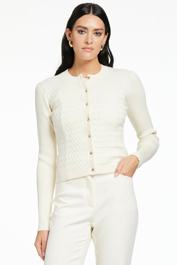 Elise Crew Neck Cardigan