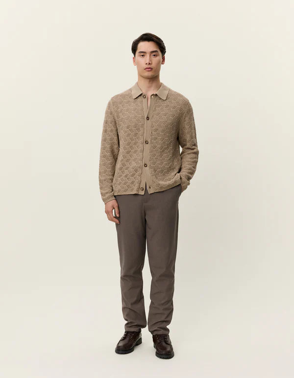Eloi Knit Shirt Dark Sand