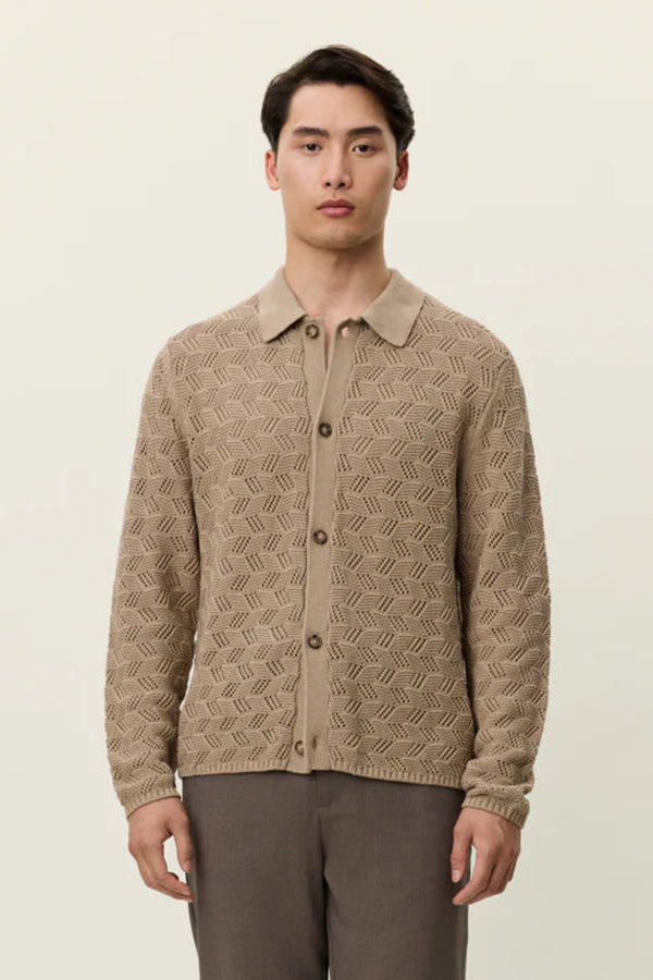 Eloi Knit Shirt Dark Sand