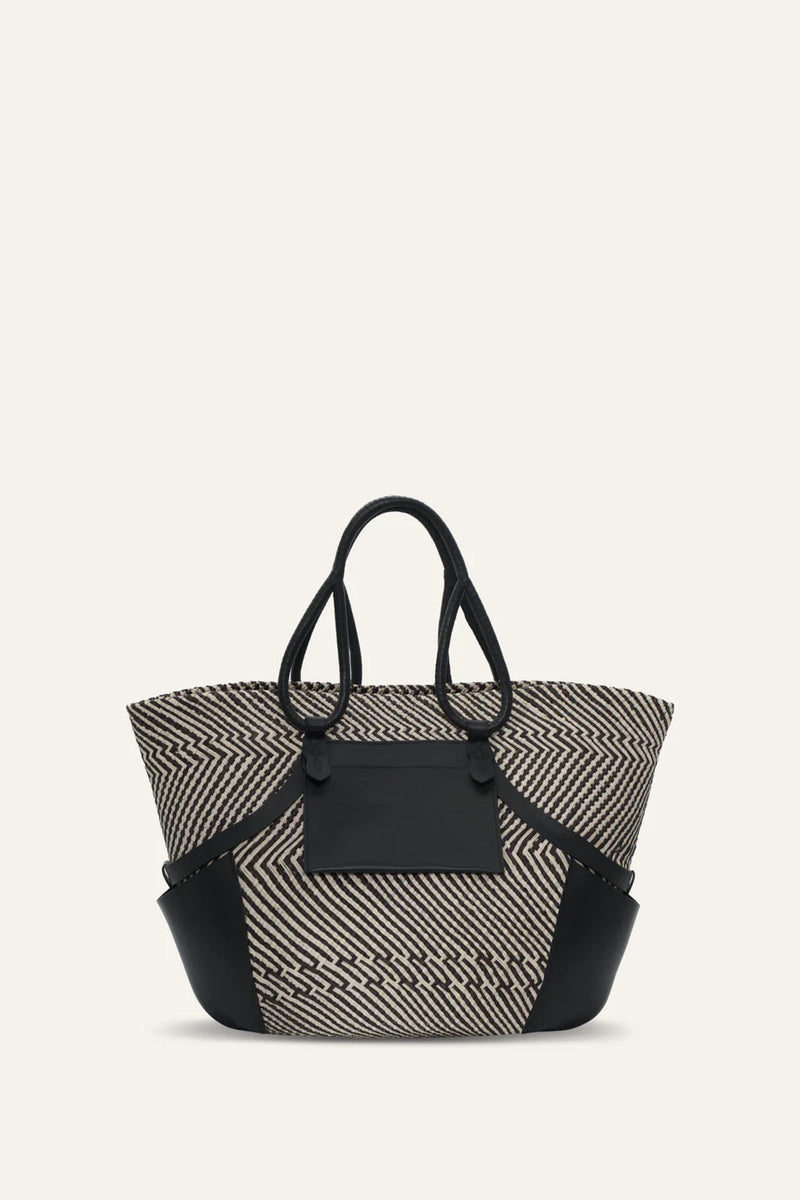 En La Mar Tote Bag Black-Ecru