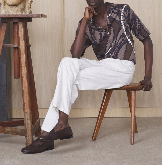 Eren SS Italian Cotton Knot Print (Final Sale)