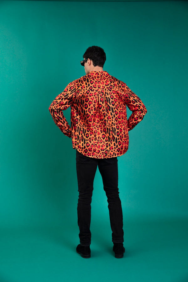 Ruben LS Shirt Red Jaguar