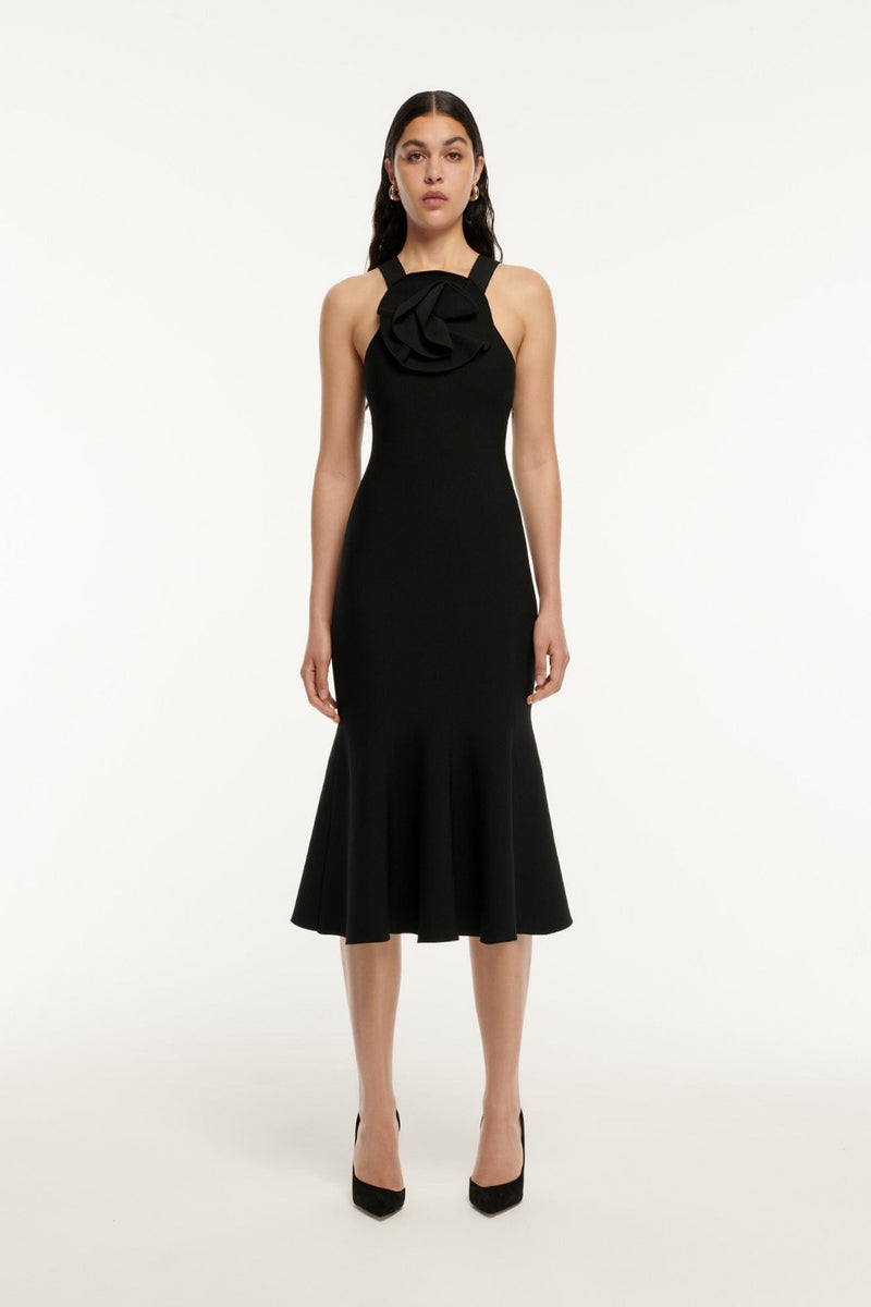 ROLAND MOURET Flat Knit Midi Dress CURIO FAENA MIAMI