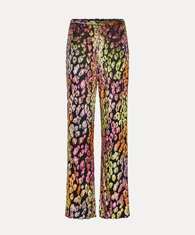 “L'incanto di Bali” Trousers in Fil Coupé