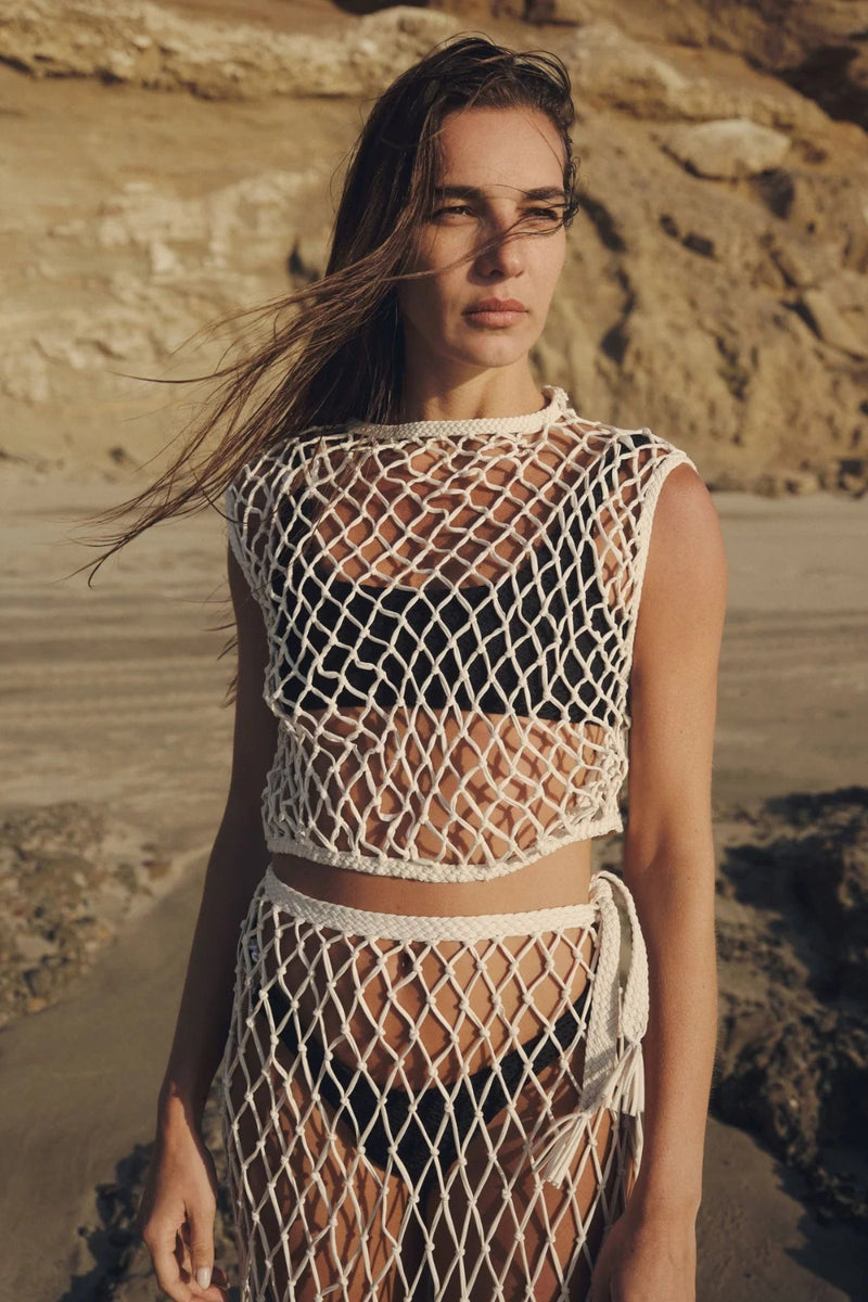 Fedra Tank Top Macrame