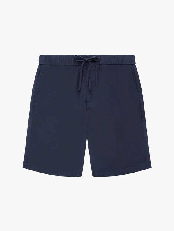 Felipe Linen Shorts Navy Blue