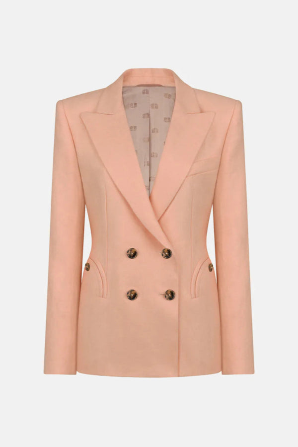 Flica Tan Charmer Blazer Pink