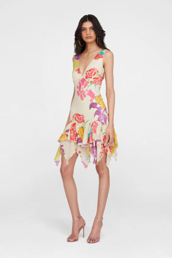 Flores Cotton Mini Dress