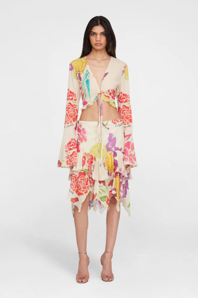 Flores Viscose Blouse