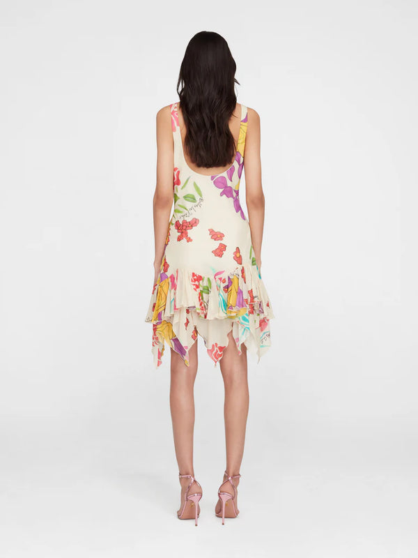 Flores Cotton Mini Dress
