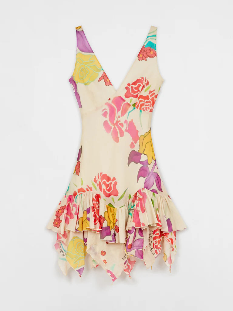Flores Cotton Mini Dress