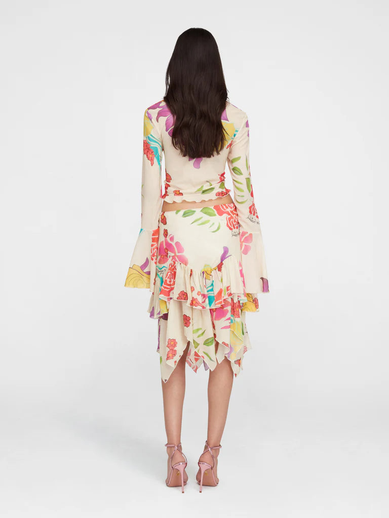 Flores Viscose Blouse