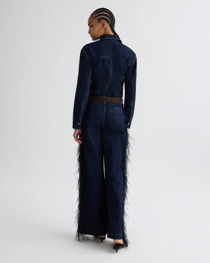 Franny Cotton Blouse Indigo Resin