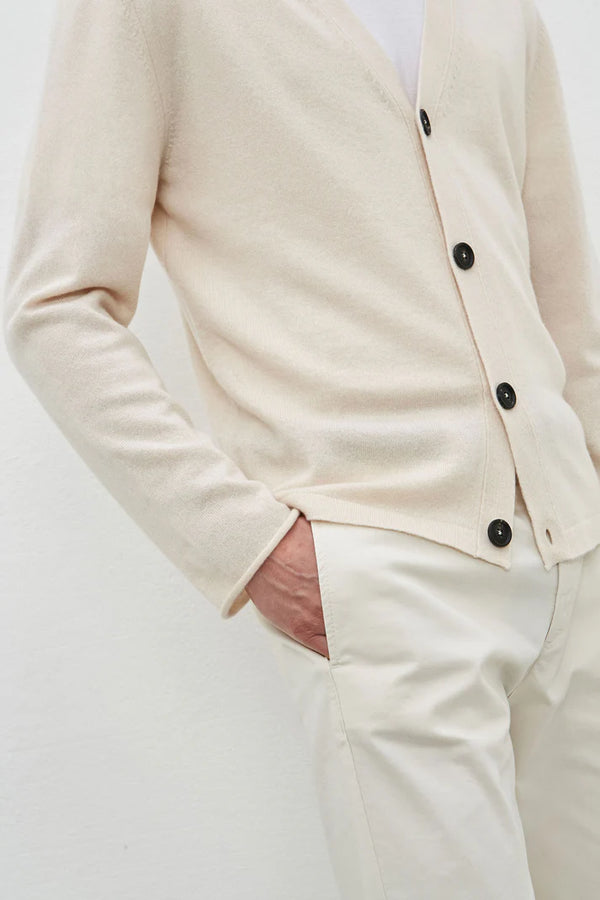 Freddie Cashmere Cardigan Magnolia