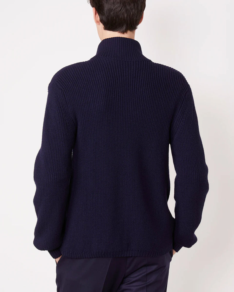 Full Zip Italian Merino Wool