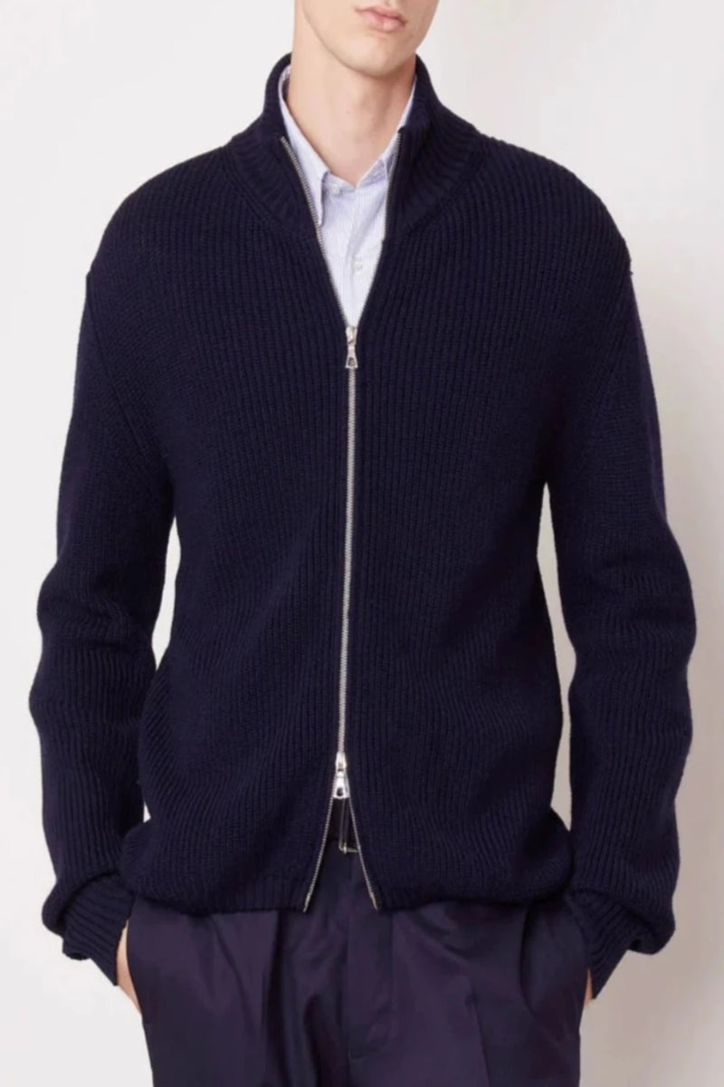 Full Zip Italian Merino Wool