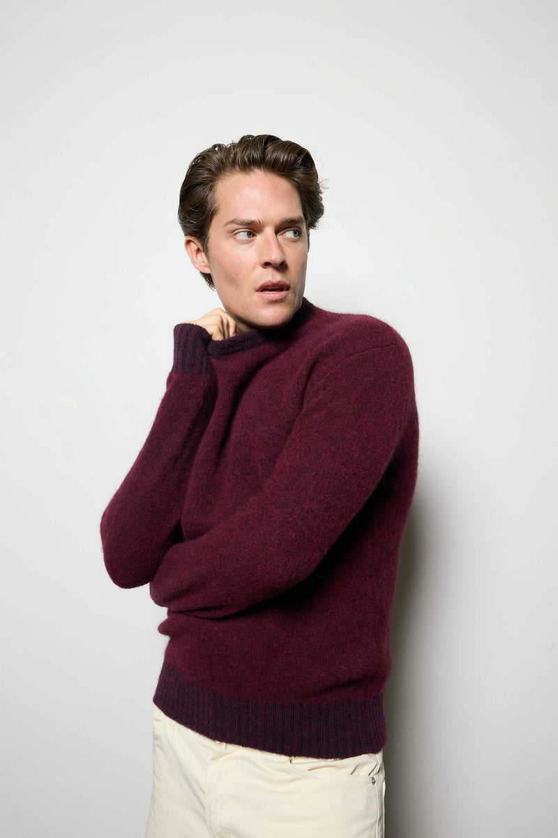 Gstaad Sweater Wool Burgundy