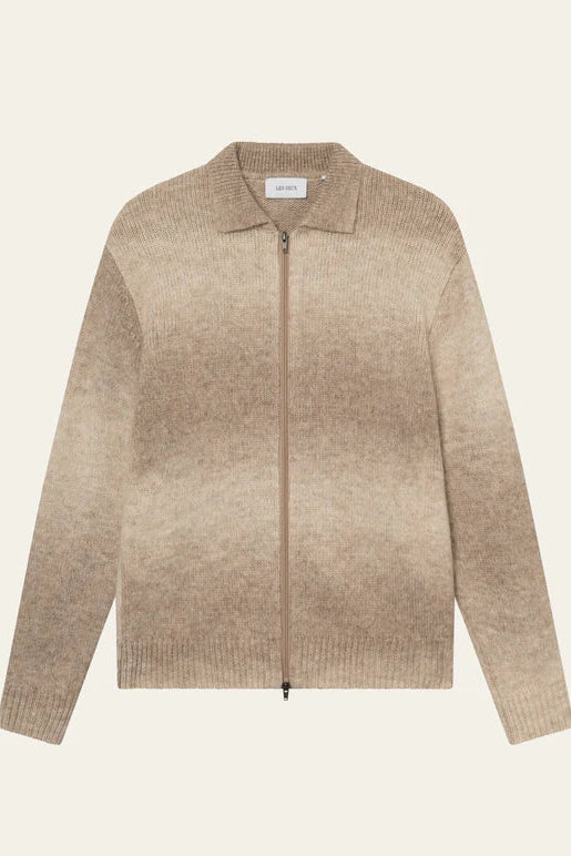 Gannon Gradient Zipper Cardigan