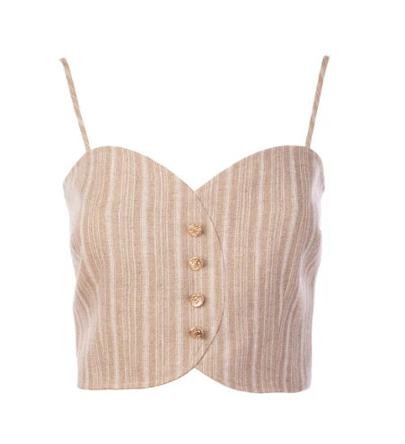 Grace Top Tawny Stripe