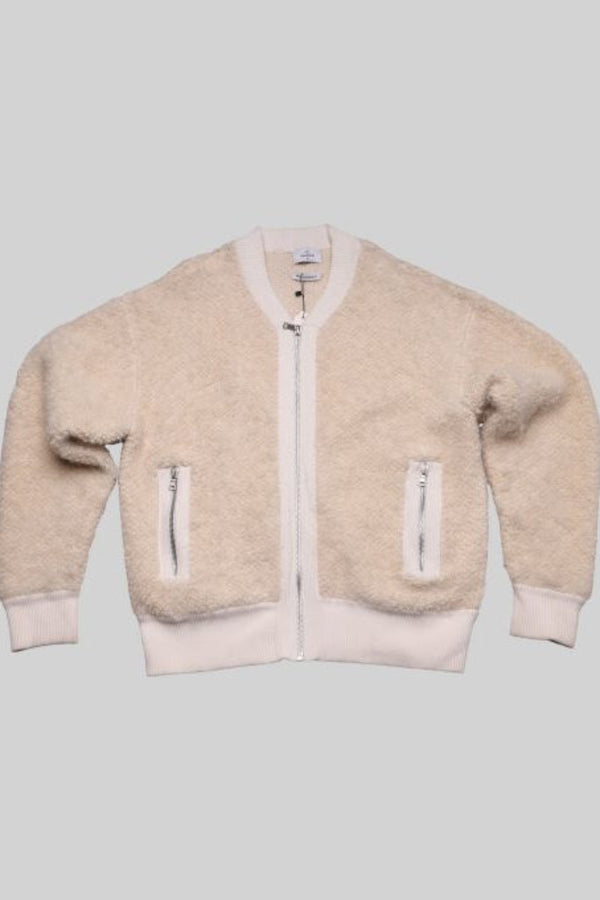 Zippered Cashmere Jacket