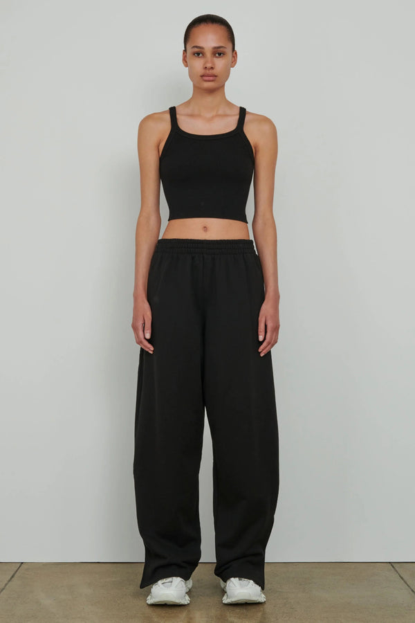 HB Ribbed Tank Black