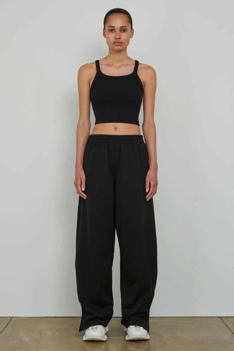 HB Ribbed Tank Black