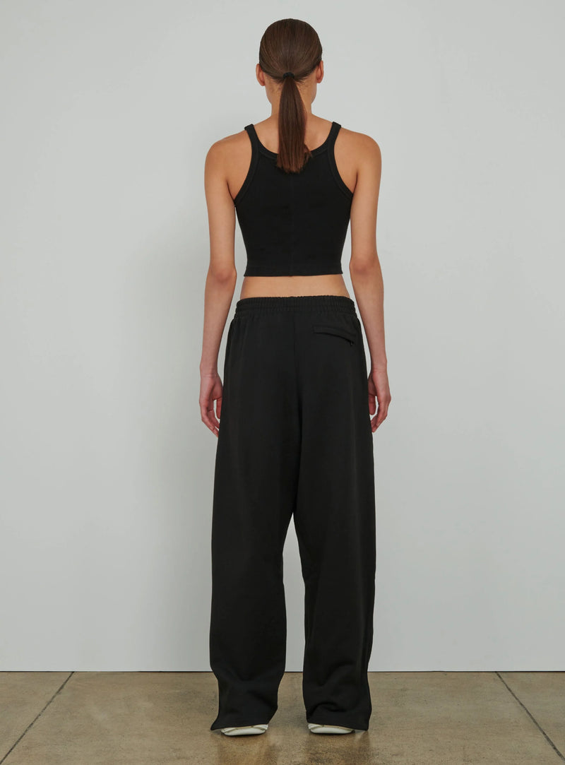 HB Ribbed Tank Black