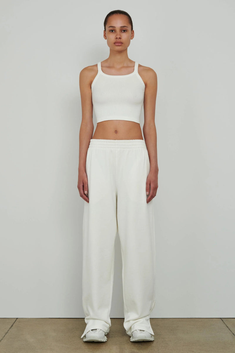 HB Ribbed Tank White