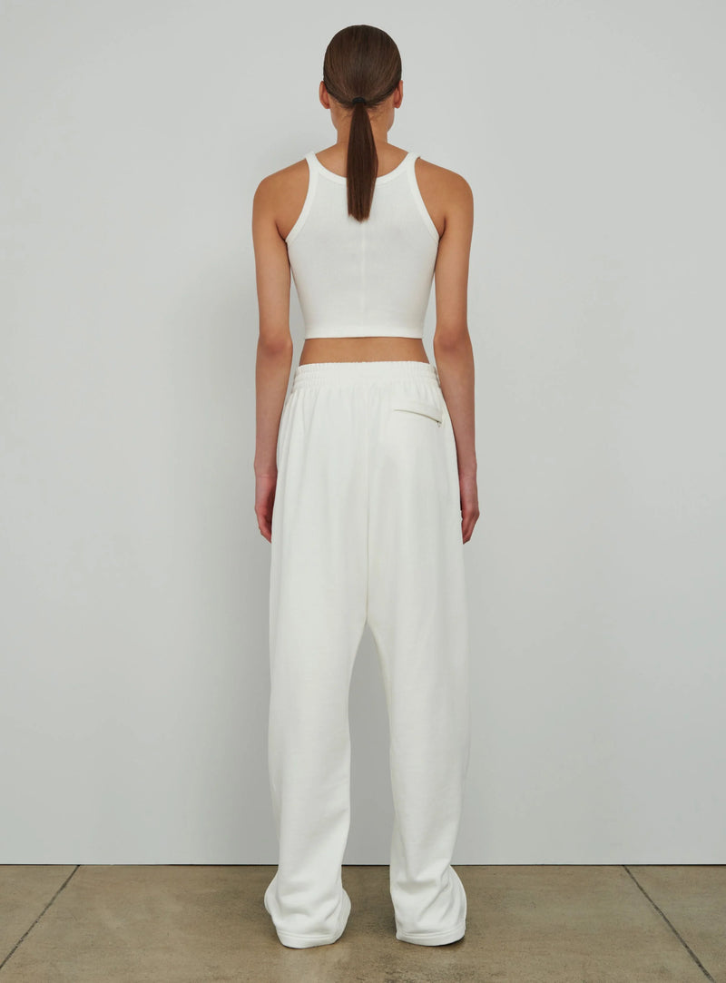 HB Ribbed Tank White