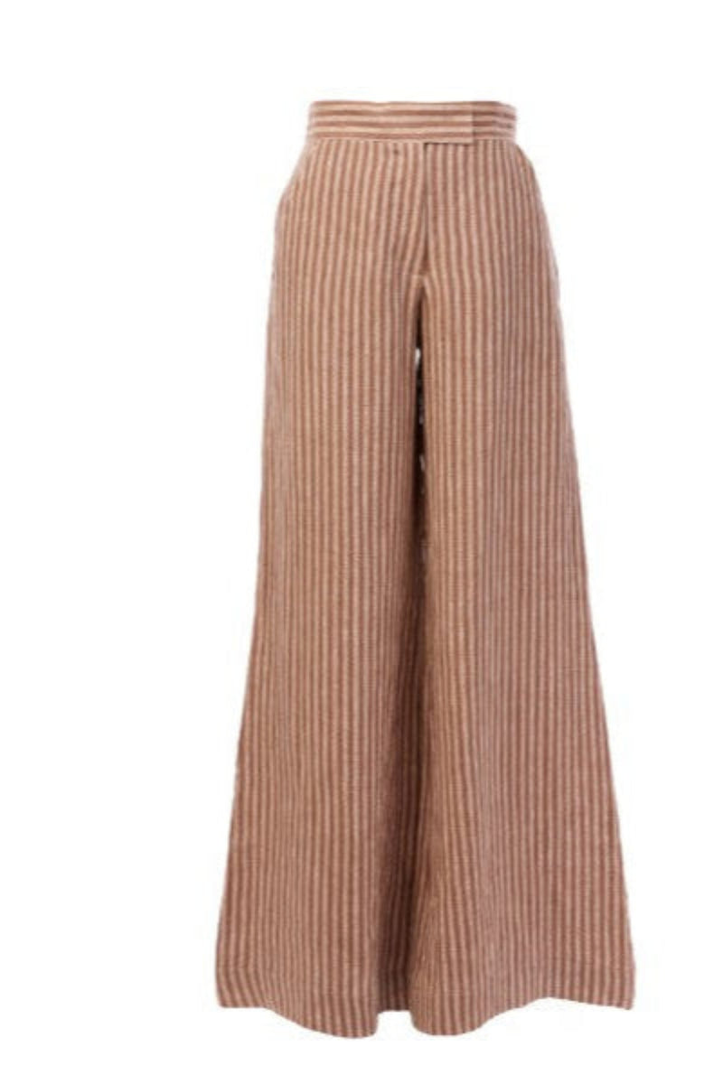 Capri Pant Chocolate Stripe
