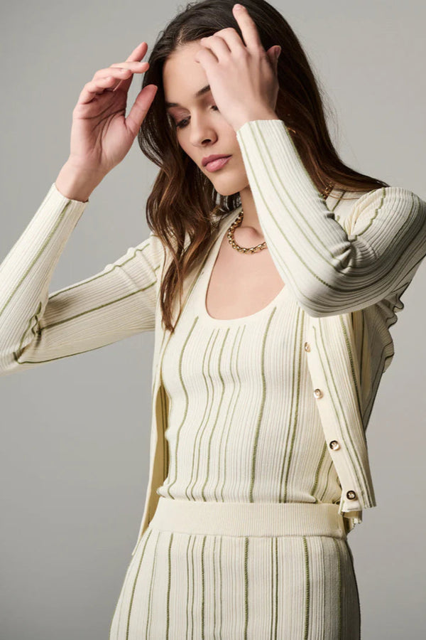 Pearl Cardigan Ivory Sage