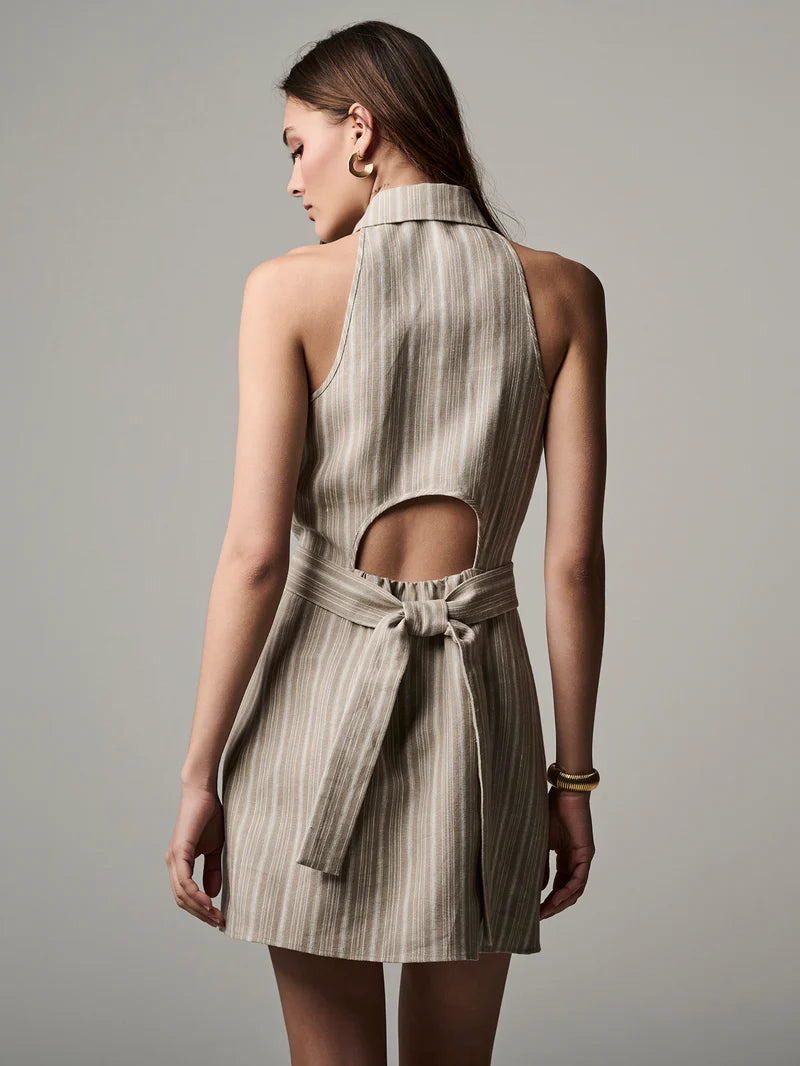 hevron domino mini dress HEVRON Domino Mini Dress