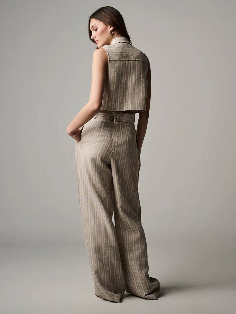 Katja Top Tawny Stripe
