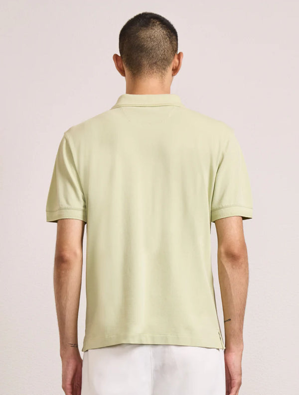 Horacio Cotton Polo Button Up Pistachio
