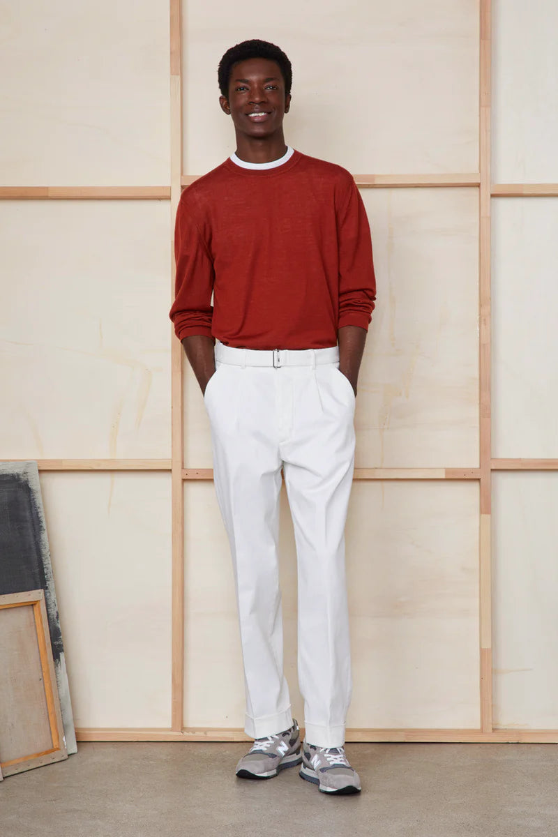 Hamza Chino Italian Cotton Twill