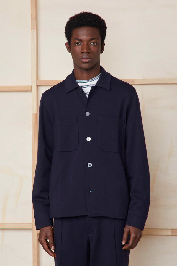 Harrison Overshirt Dark Navy