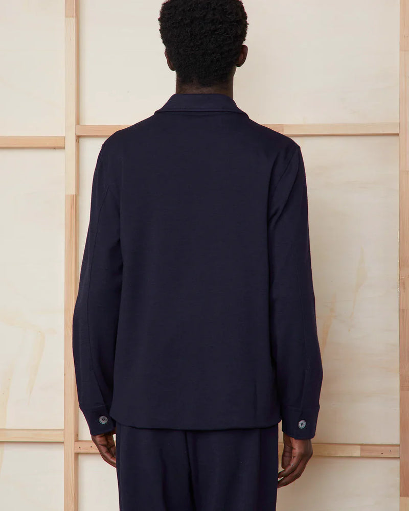 Harrison Overshirt Dark Navy