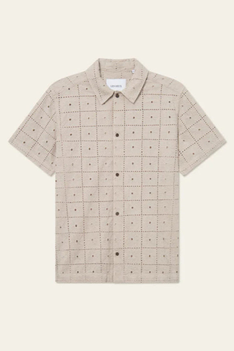Hector Lace SS Shirt Light Sand