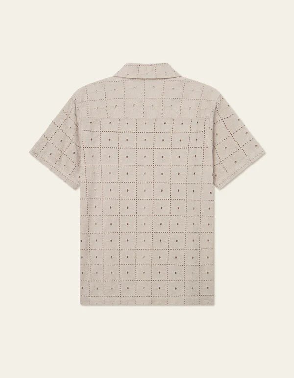 Hector Lace SS Shirt Light Sand