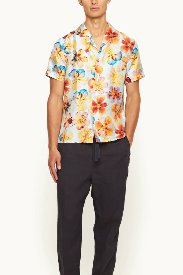 Hibbert Silk Springwater Blue
