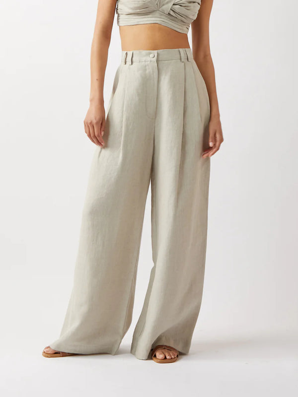Alma Trousers Flax