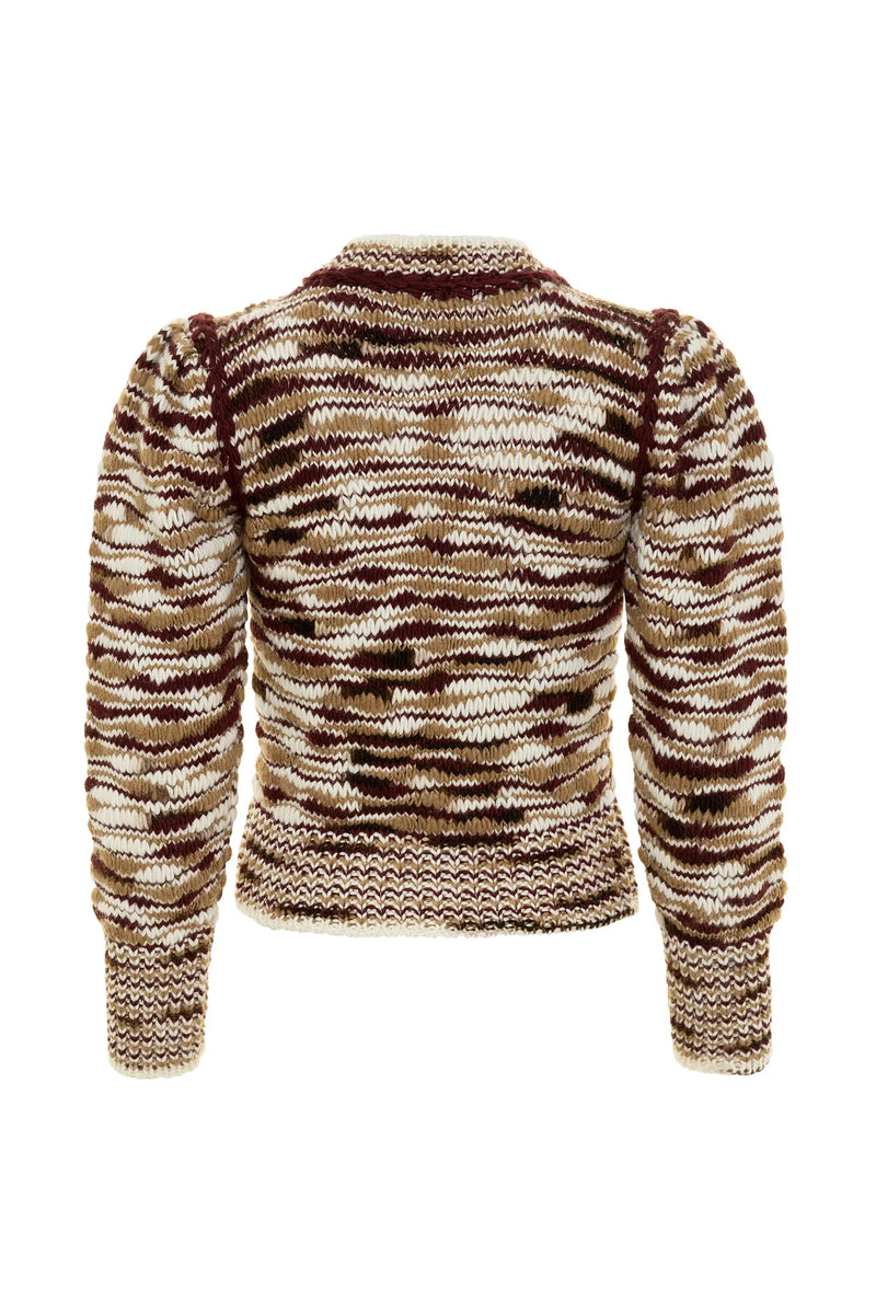 Yasmine Cardigan Brown Multi