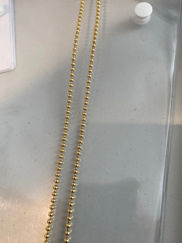14k Ball Chain