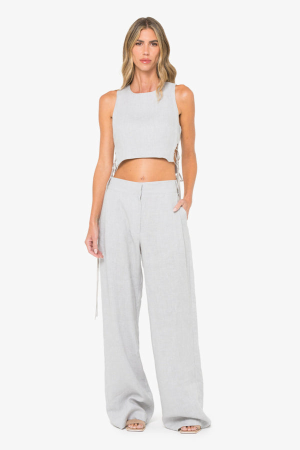 Aubrey Pants Silver Waistband