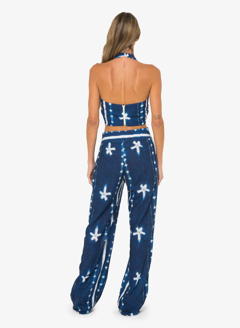 Aziza Pant Indigo Shibori