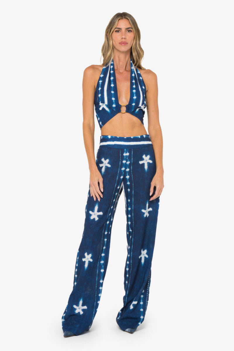 Aziza Pant Indigo Shibori